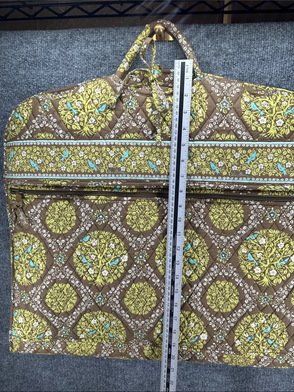 Vera Bradley Garment Bag Quilted Cotton Sittin In A Tree
